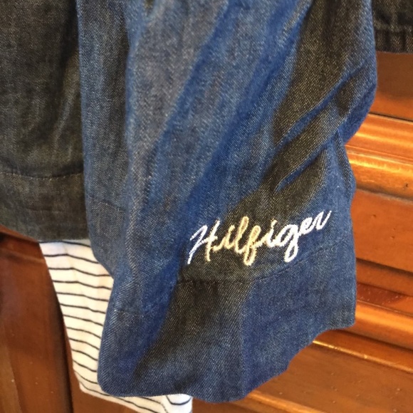 Tommy Hilfiger Girls 2 Piece Set Denim Tunic & Leg - Picture 3 of 5